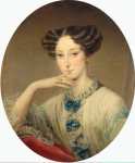 Robertson Christina Portrait of Grand Duchess Maria Alexandrovna  - Hermitage